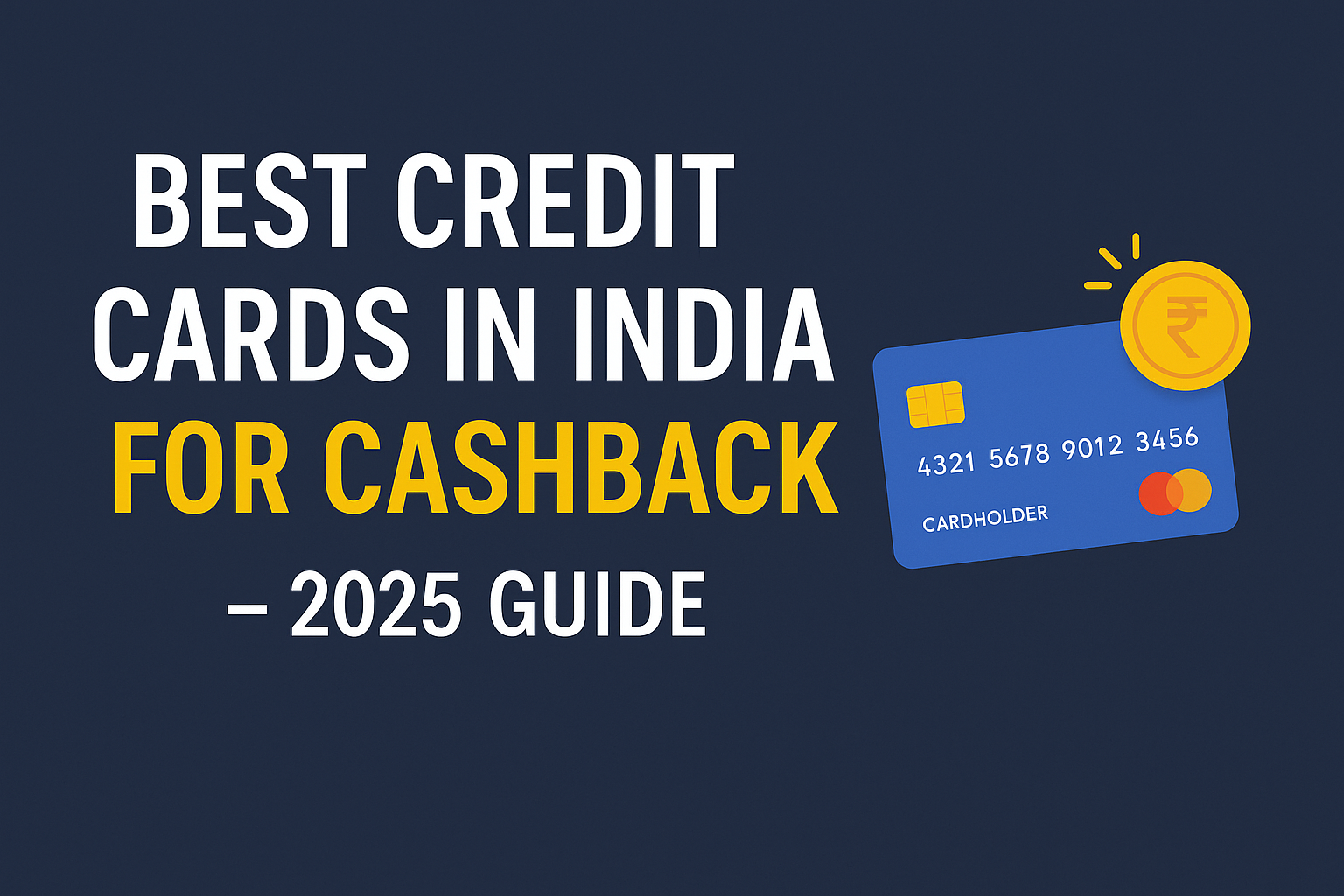 Best Credit Cards in India for Cashback