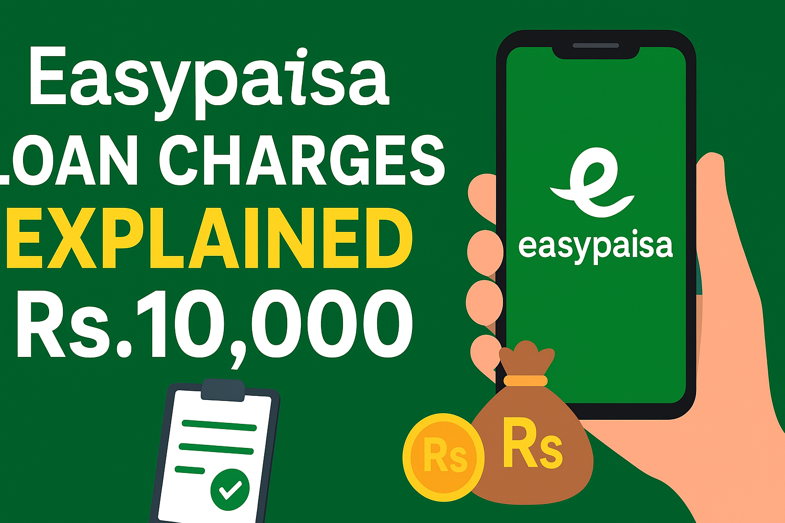 Easypaisa Loan Charges on 10000