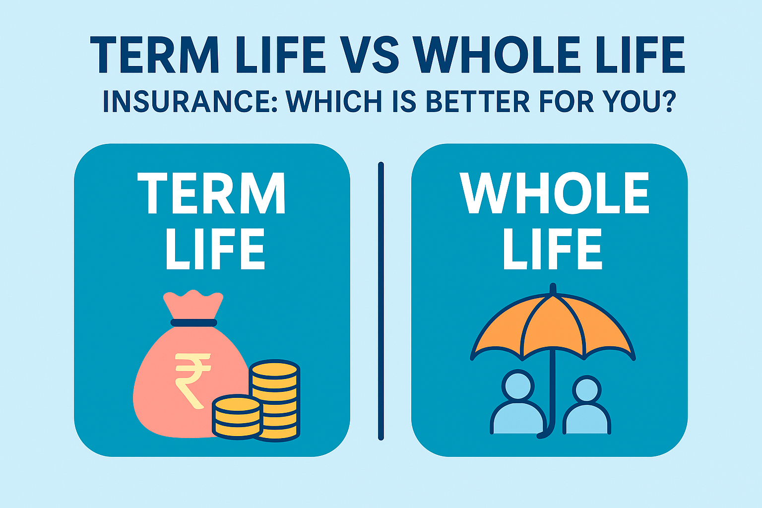 Difference Between Term Life and Whole Life Insurance Policies