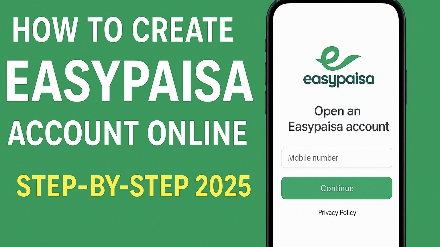 Easypaisa Account Online